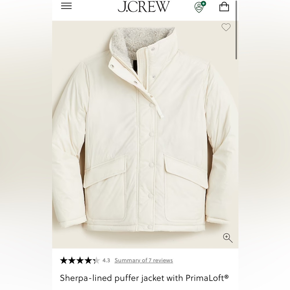 J. Crew winter jacket
